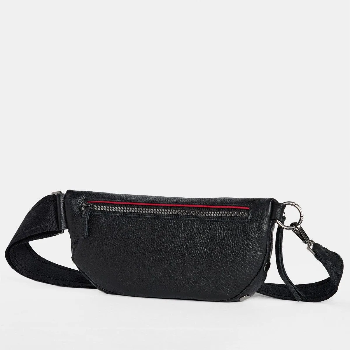 CHARLES CROSSBODY MED - Black/Gunmetal