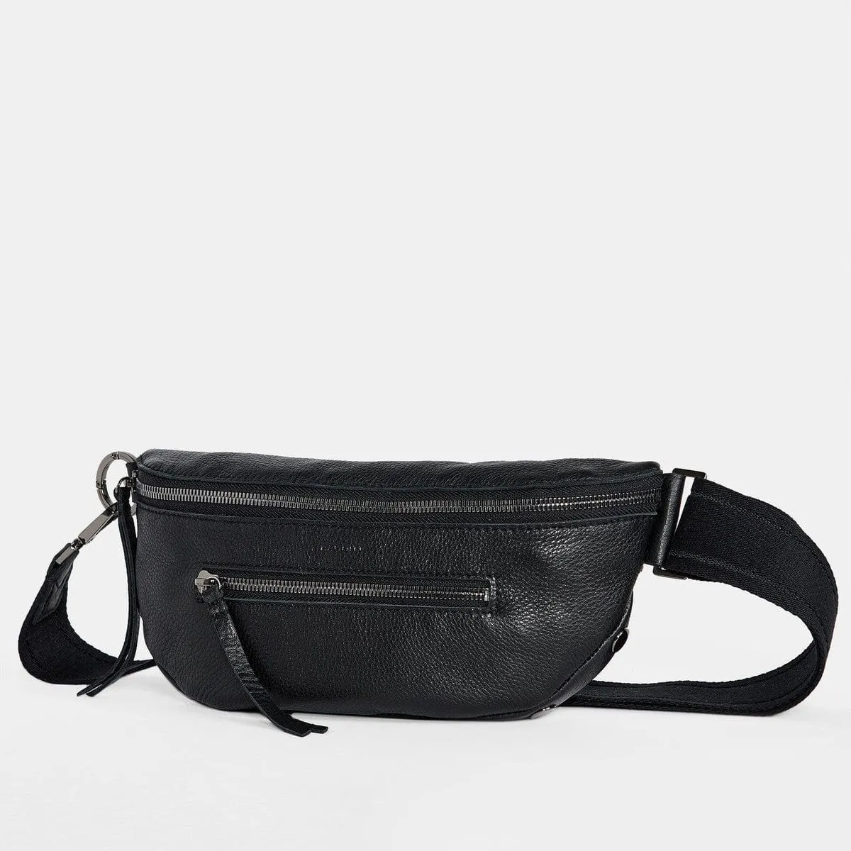 CHARLES CROSSBODY MED - Black/Gunmetal