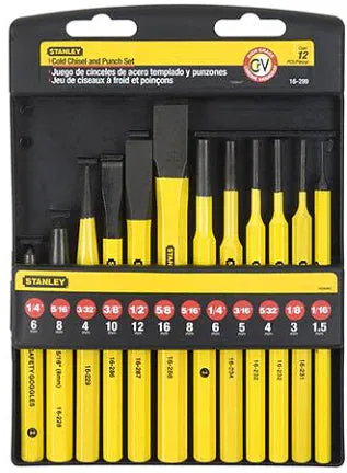 CHISEL PUNCH SET 12PC