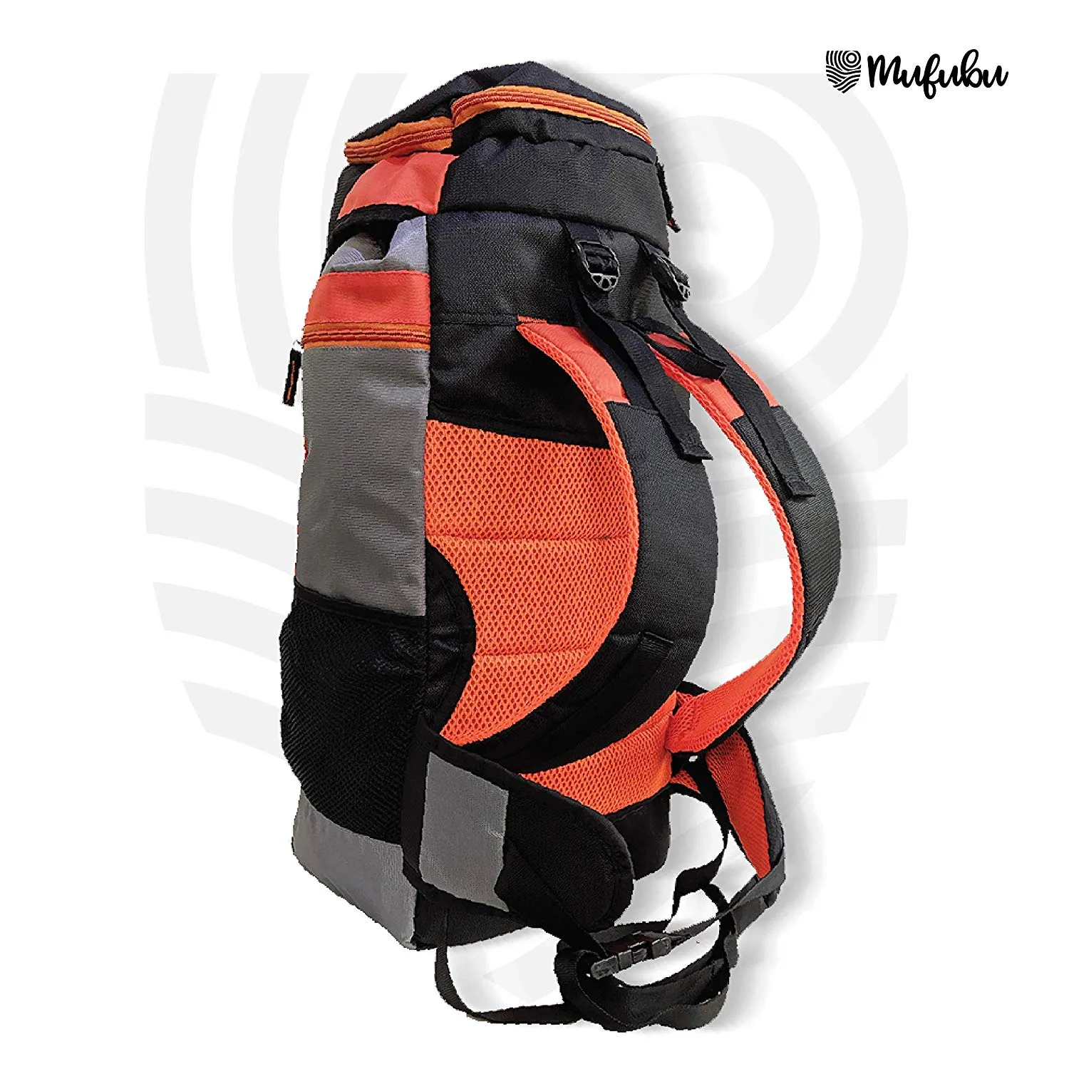 Climber 45 5 Ltr Rucksack with Rain Cover - Black/Orange