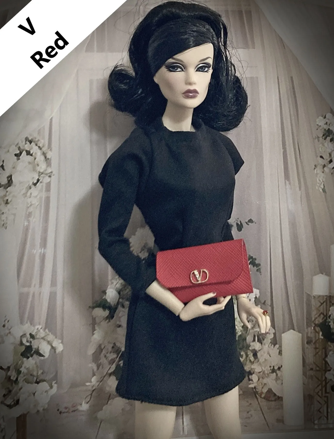 Clutch Handbags for 1:6 Dolls like Barbie, Blythe, Integrity, JHA