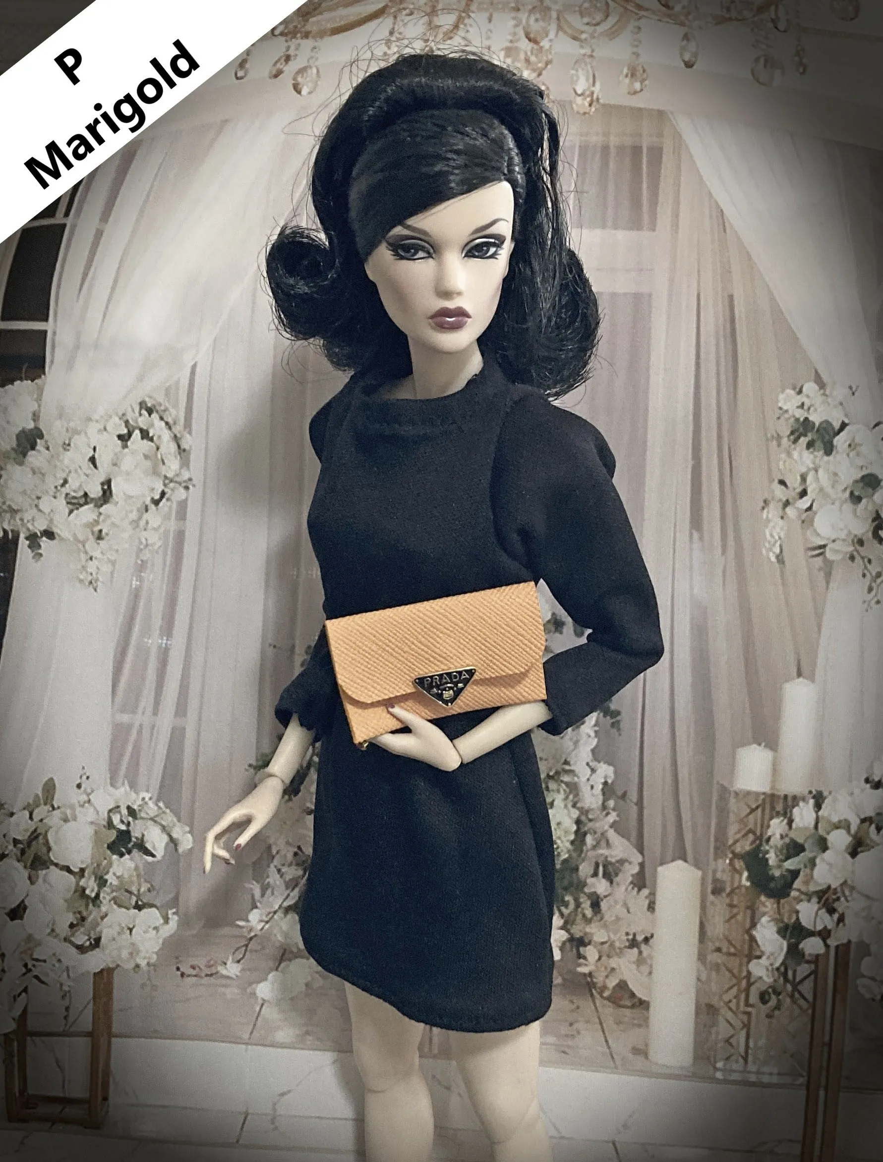 Clutch Handbags for 1:6 Dolls like Barbie, Blythe, Integrity, JHA