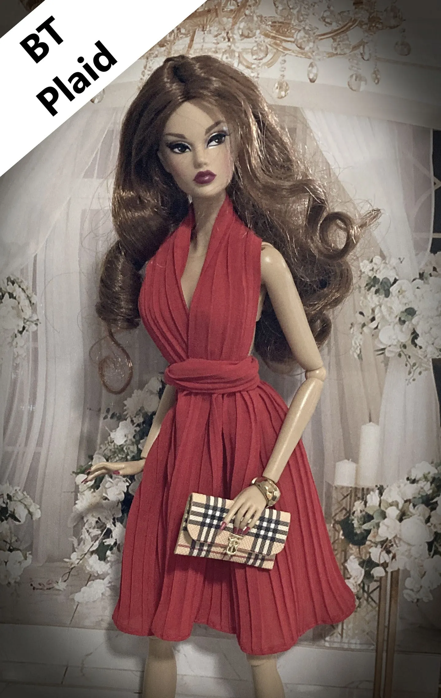 Clutch Handbags for 1:6 Dolls like Barbie, Blythe, Integrity, JHA