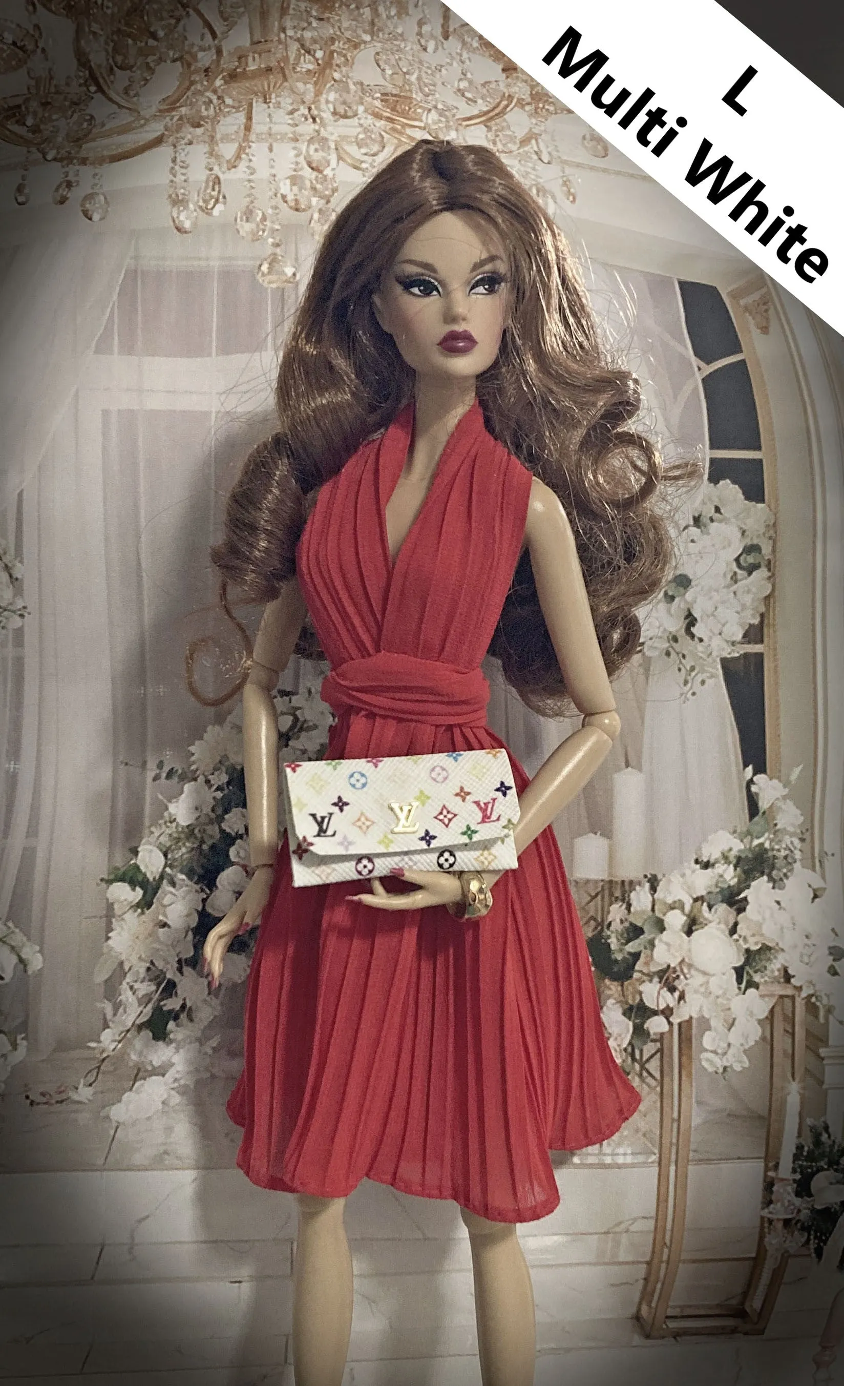 Clutch Handbags for 1:6 Dolls like Barbie, Blythe, Integrity, JHA