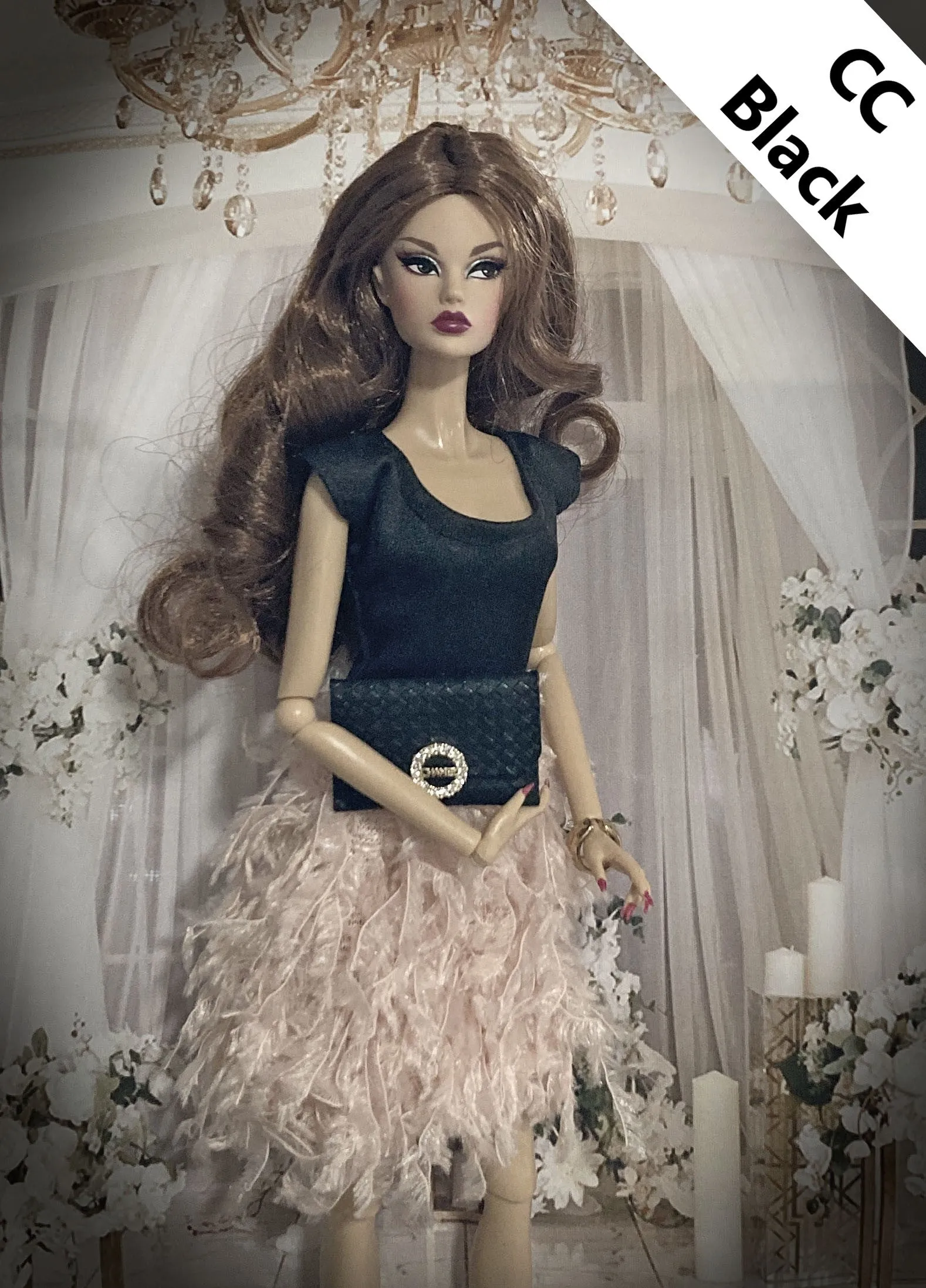 Clutch Handbags for 1:6 Dolls like Barbie, Blythe, Integrity, JHA