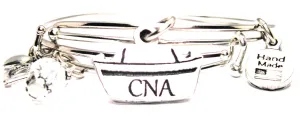 CNA Nurses Hat Expandable Bangle Bracelet Set