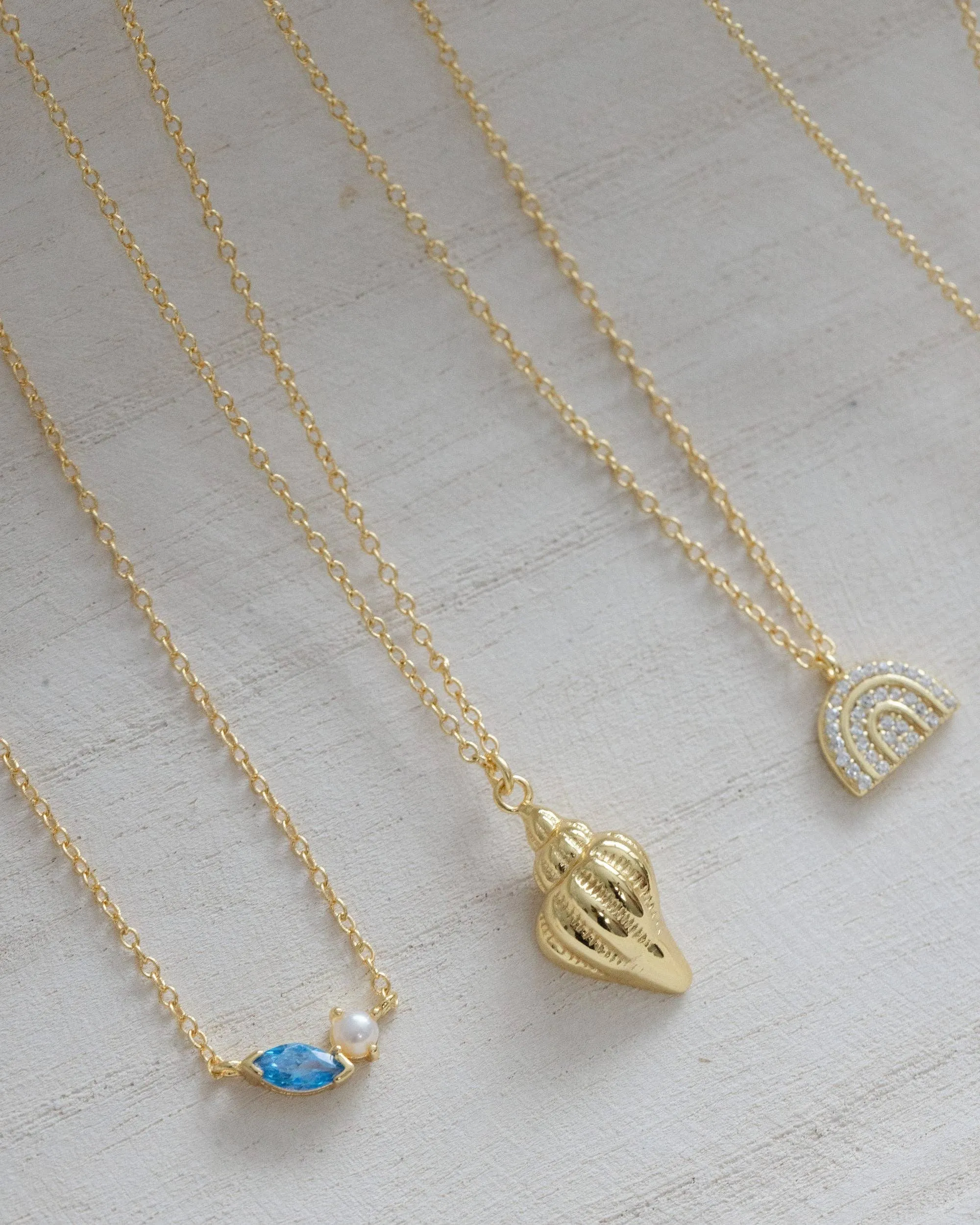 Coast and Cove - Gold Conch Shell Necklace