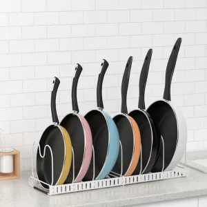 Comet Kitchen Expandable Frying Pan Organizer - Multi-Purpose Shelf - 🏆 #67 - Kitchen Essentials - Best of December