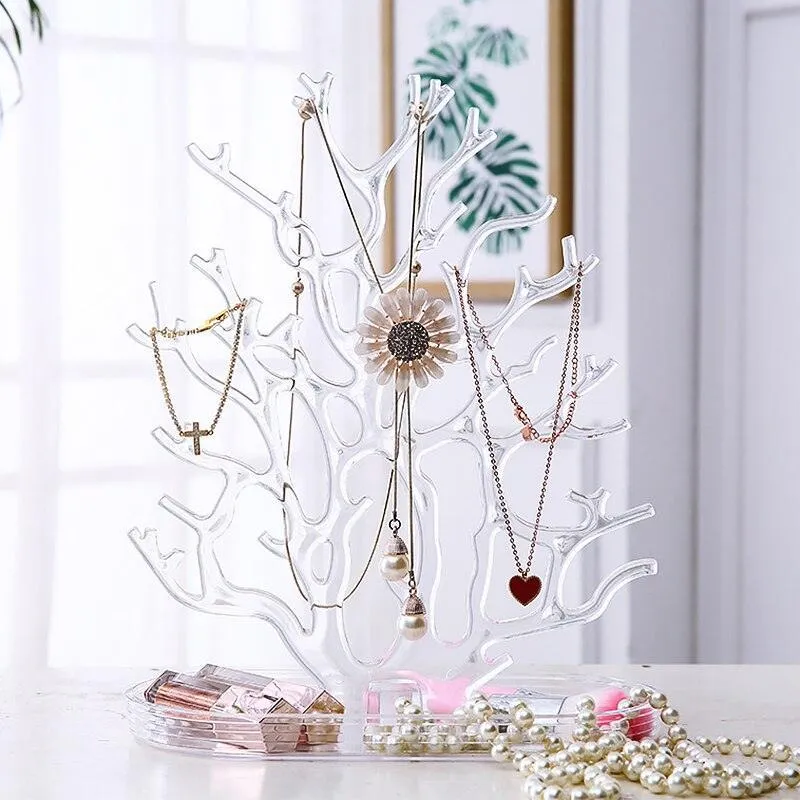 Coral Reef Antler Jewelry Organizer Tree for Stylish Accessory Display