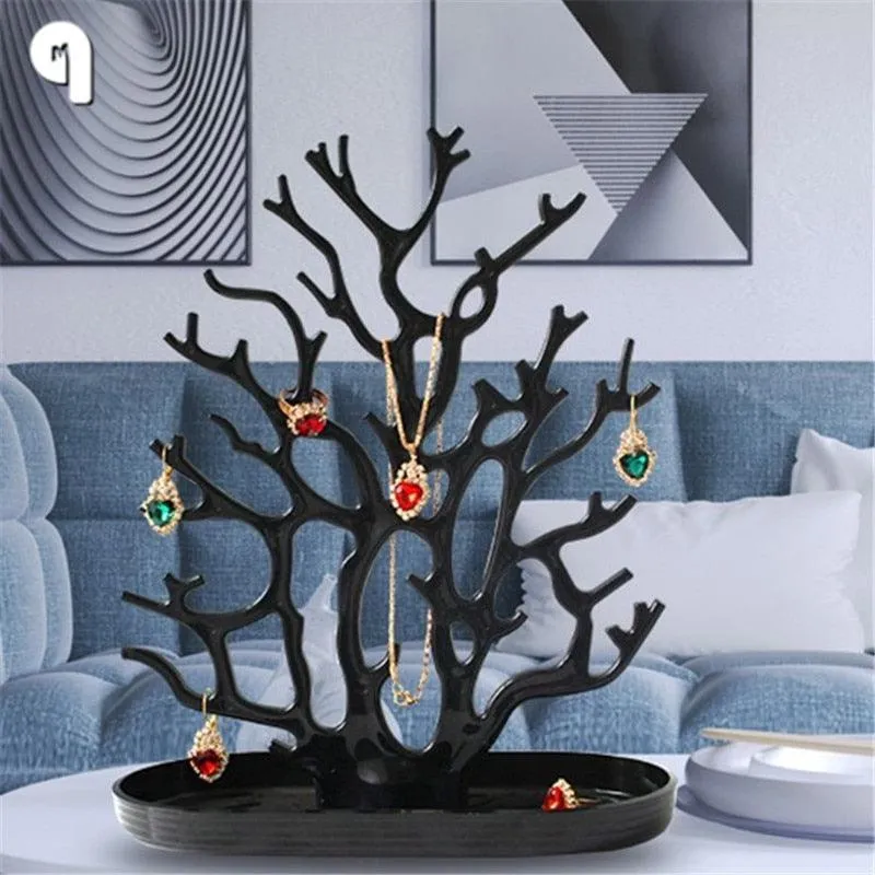 Coral Reef Antler Jewelry Organizer Tree for Stylish Accessory Display