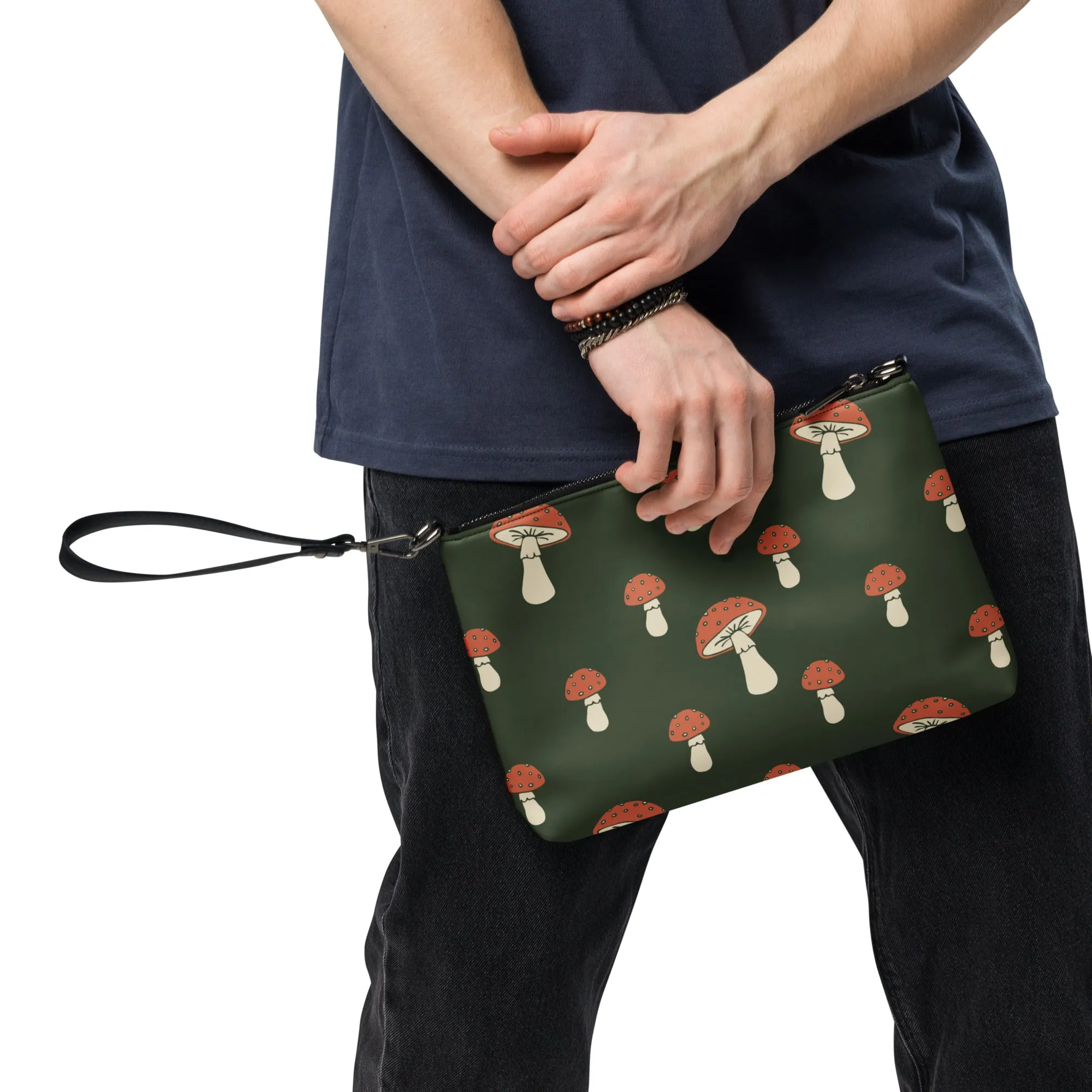 Crossbody Bag Cottage Mushrooms | Green