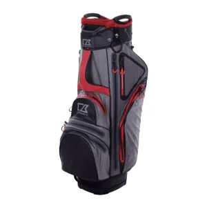 CUTTER & BUCK 9" Waterproof Cart Bag (Grey/Red)