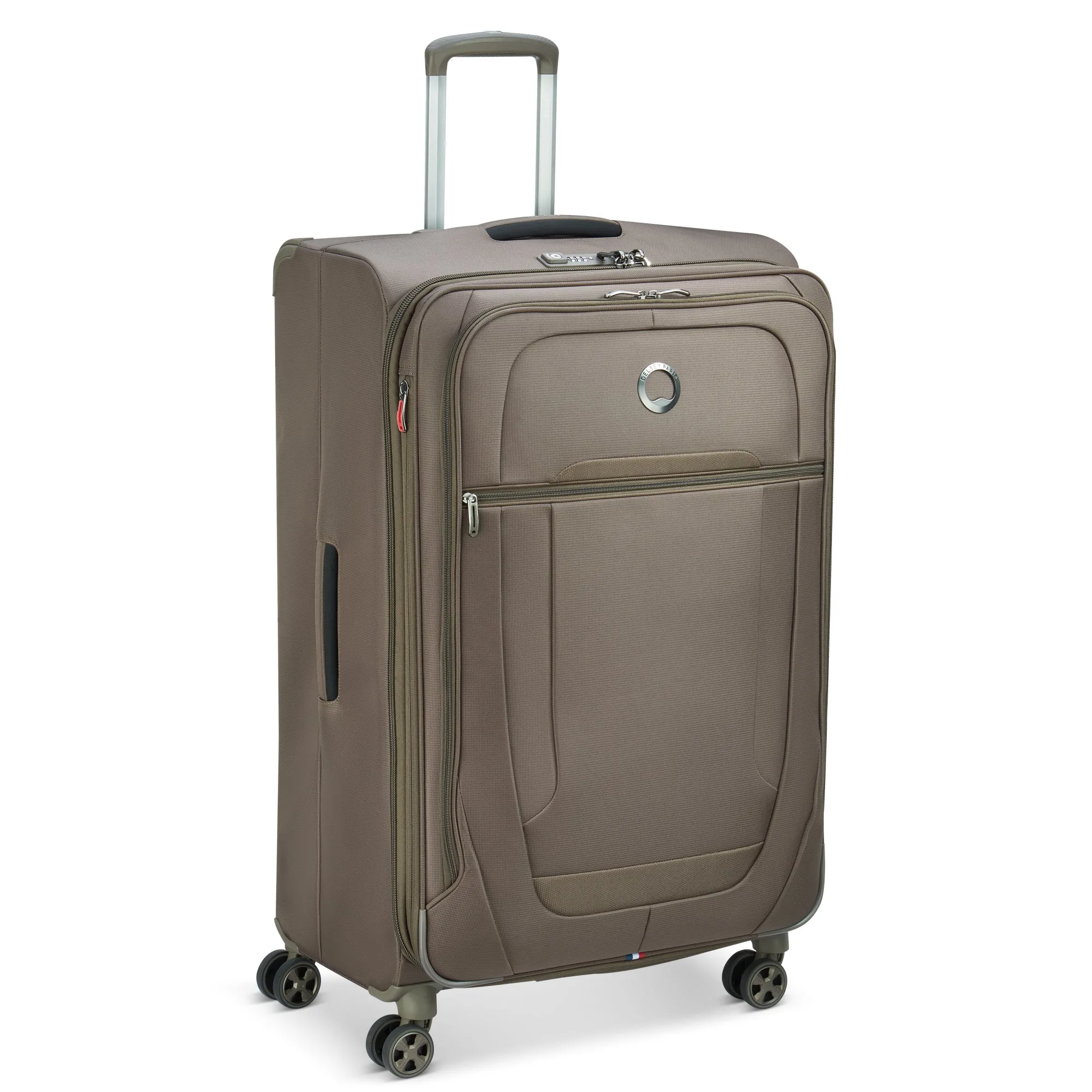 Delsey Helium DLX Large Checked Expandable Spinner