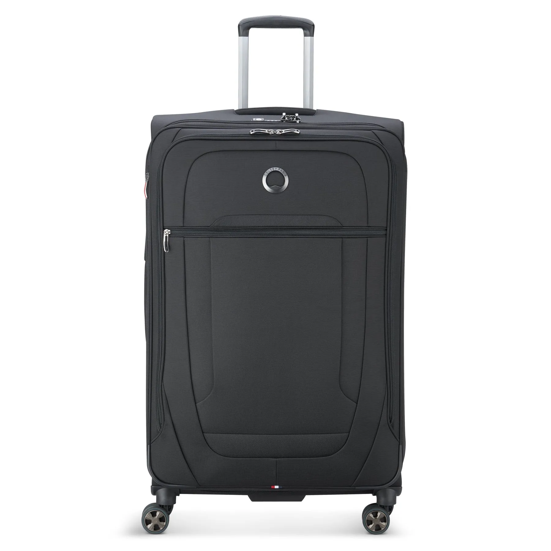 Delsey Helium DLX Large Checked Expandable Spinner