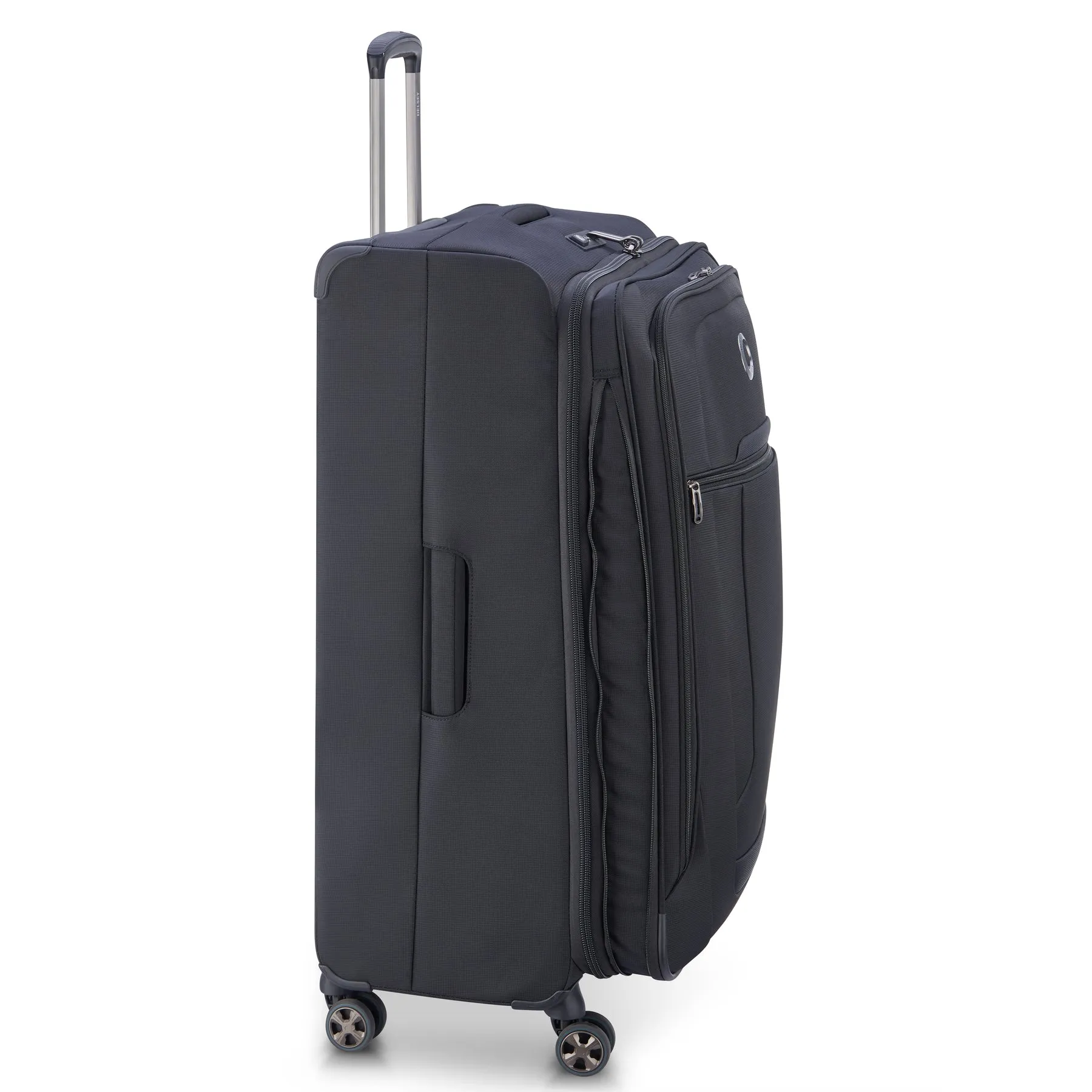 Delsey Helium DLX Large Checked Expandable Spinner