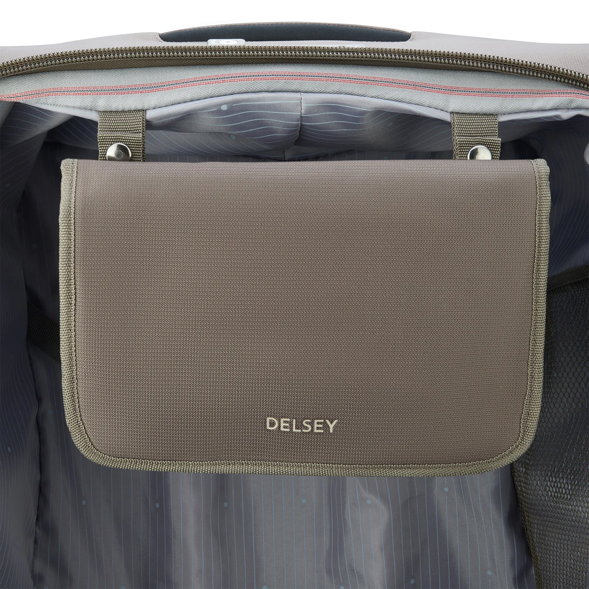 Delsey Helium DLX Large Checked Expandable Spinner