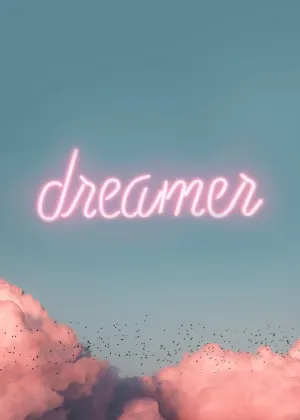 Dreamer Clouds Neon Print