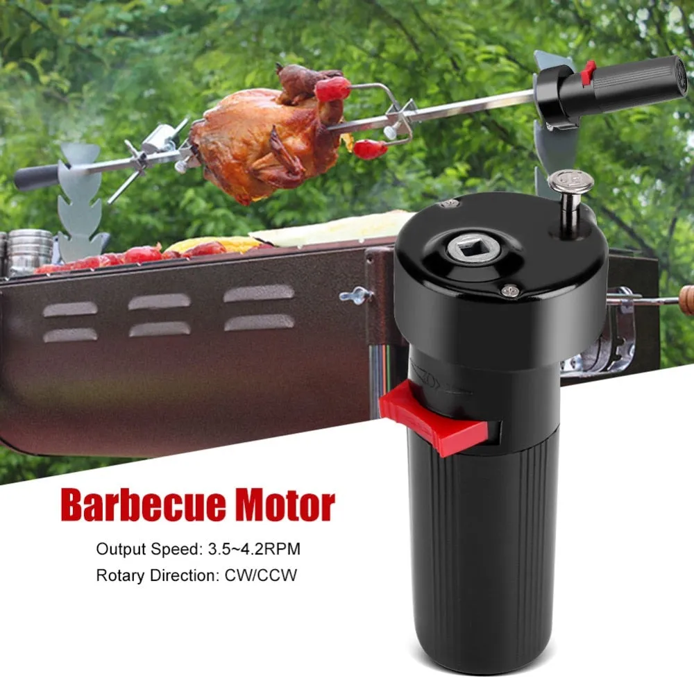 Electric BBQ Motor Rotisserie Forks Outdoor Barbeque Grill