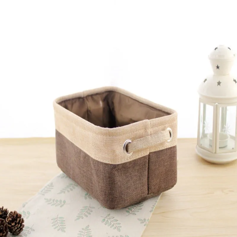 Elegant Nordic Fabric Storage Box - Foldable Organizer Without Cover