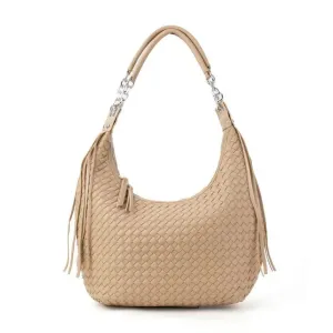 Emily Woven Shoulder Handbag