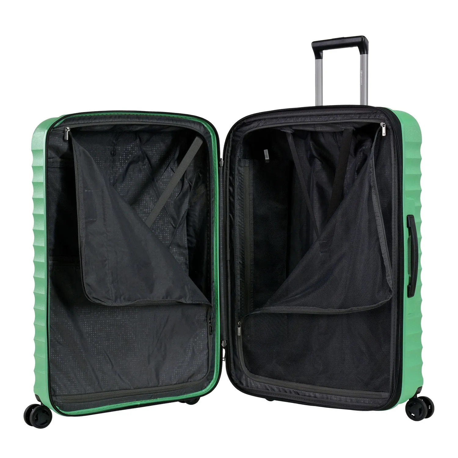 Eminent 28" 4 Double Wheel Expandable TPO® Luggage with Anti-Theft Zipper & TSA Lock - Apple Green (EMI-KK66)