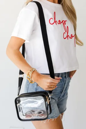 Energetic Aesthetic Clear Crossbody Bag