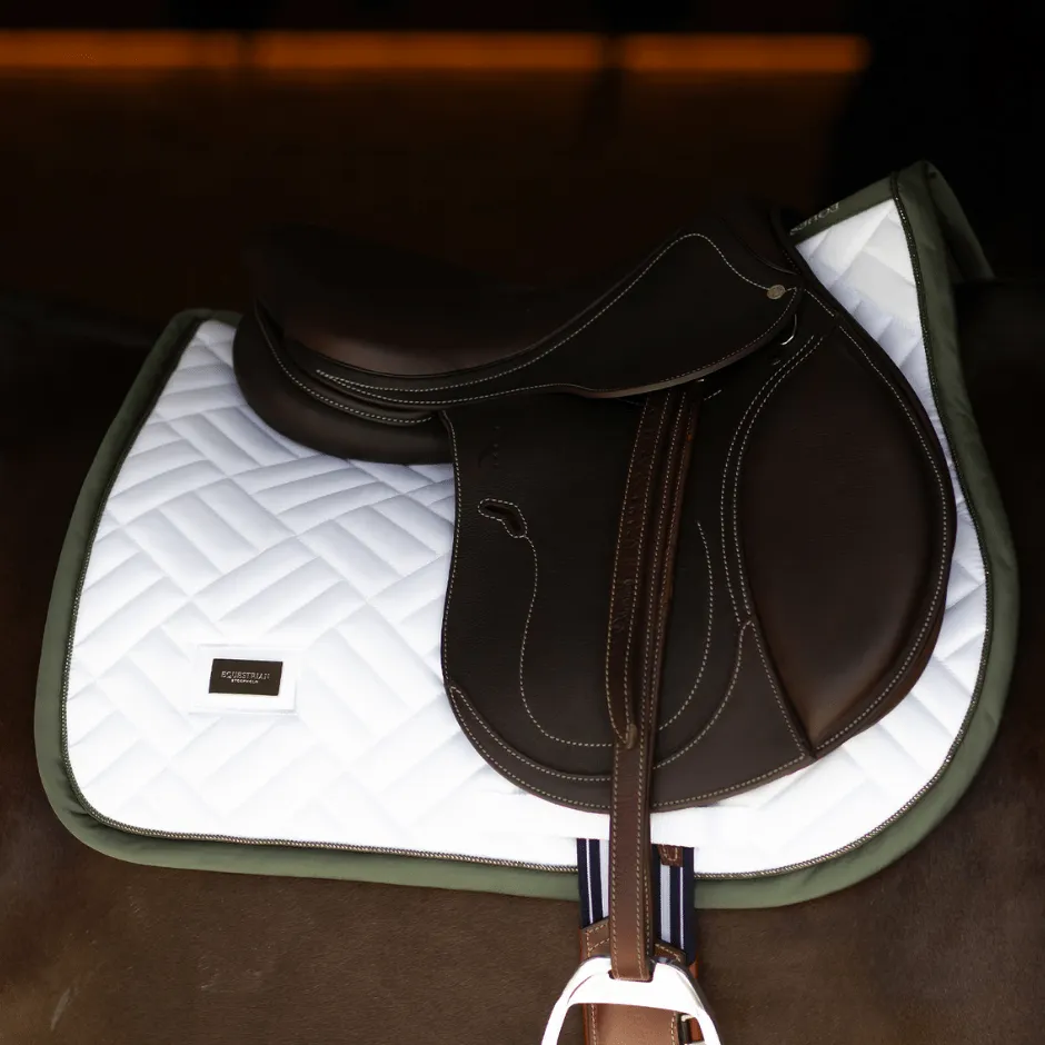 Equestrian Stockholm Jump Pad - Modern White/Striking Valley