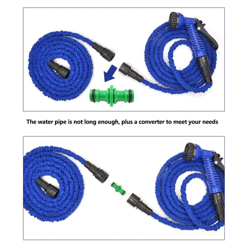 Expandable And Contractible Garden Hose