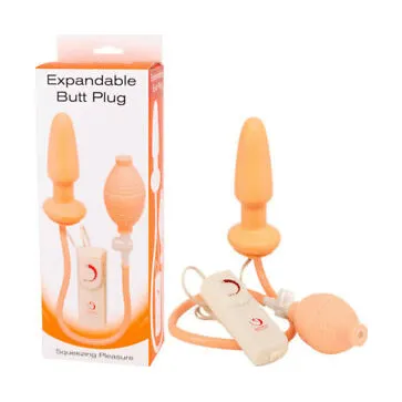 Expandable Butt Plug (Flesh)