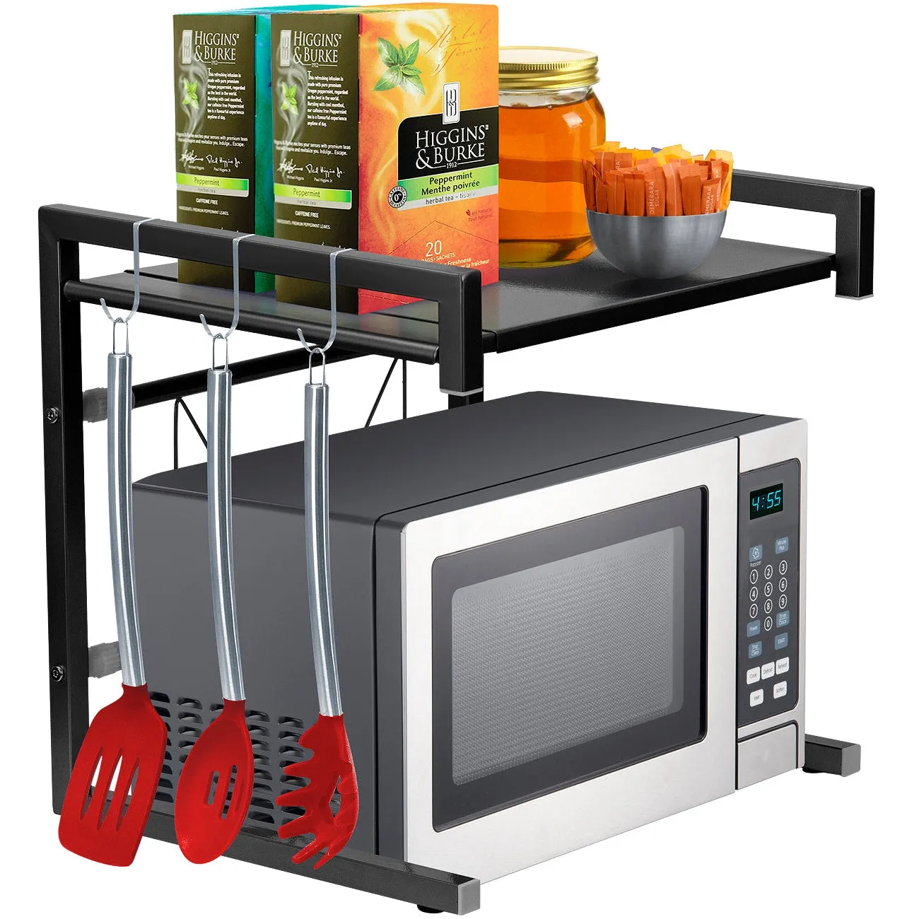 Expandable Microwave Shelf Stand