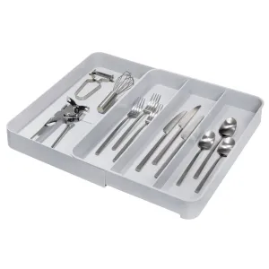 Expandable Utensil Tray Gray