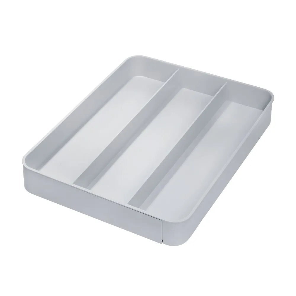 Expandable Utensil Tray Gray