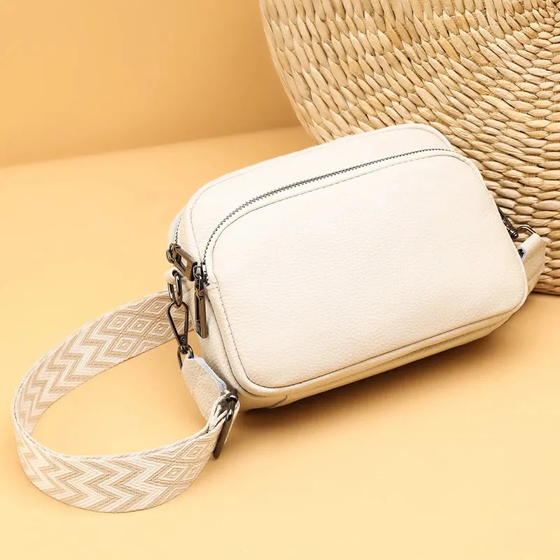 Faux Leather Crossbody Bag