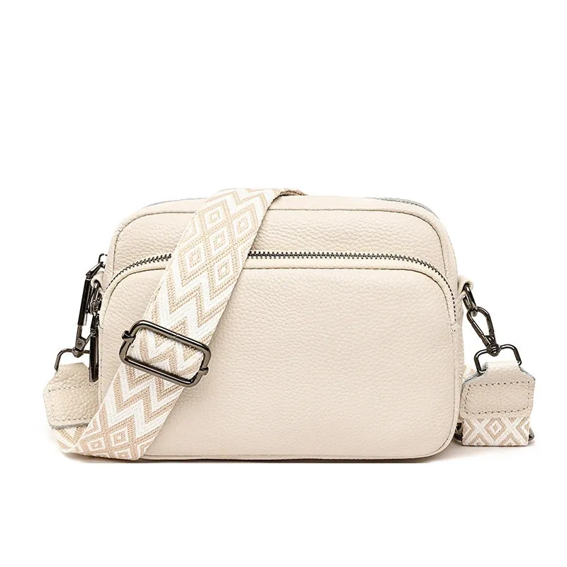 Faux Leather Crossbody Bag