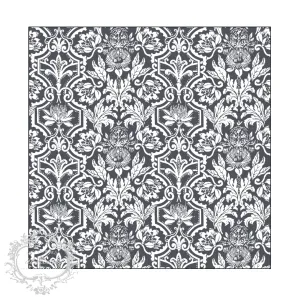 Floral Damask - Mesh Stencil 12x12