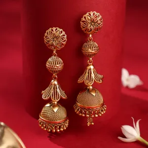 Floral Orbit Jhumki