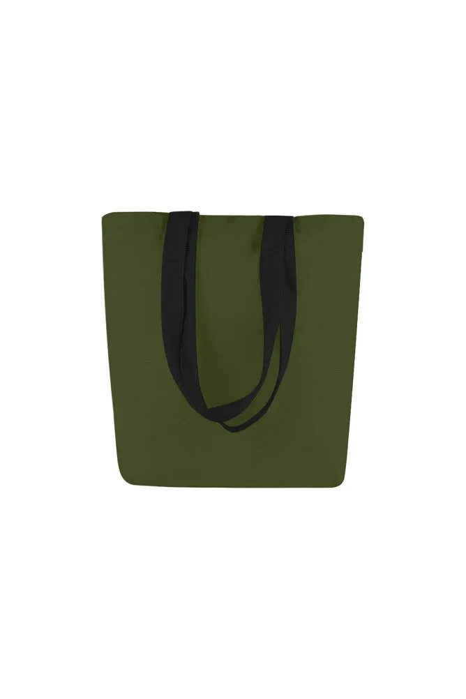 Garden Green Canvas Tote Bag