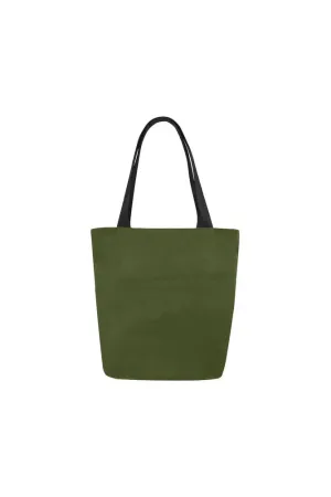 Garden Green Canvas Tote Bag