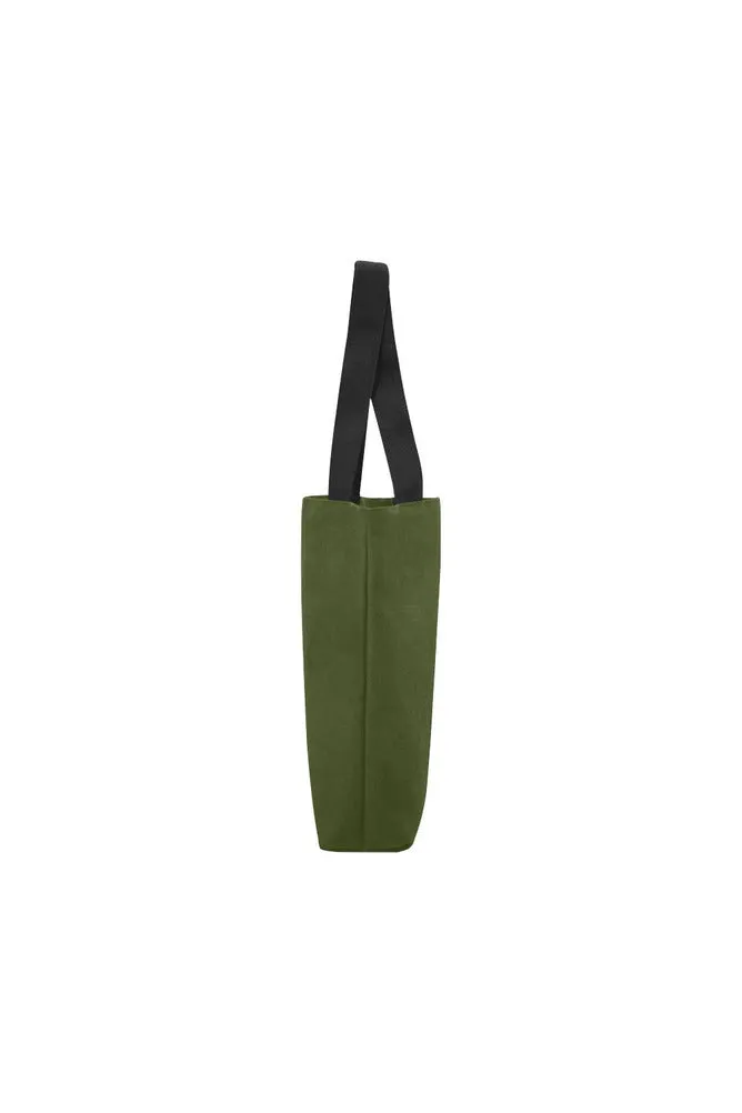 Garden Green Canvas Tote Bag