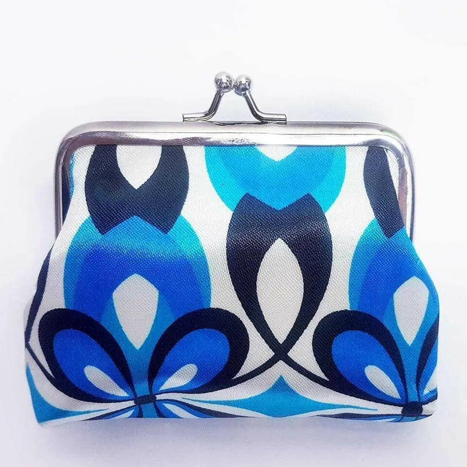 Girls Coin Purse Satin Money Pouch Retro Stylish Wallet