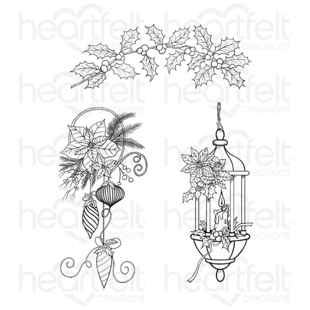 Glow of Christmas Cling Stamp Set