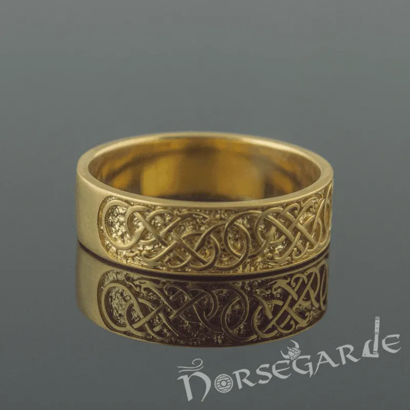 Handcrafted Early Urnes Ornamental Band - Gold