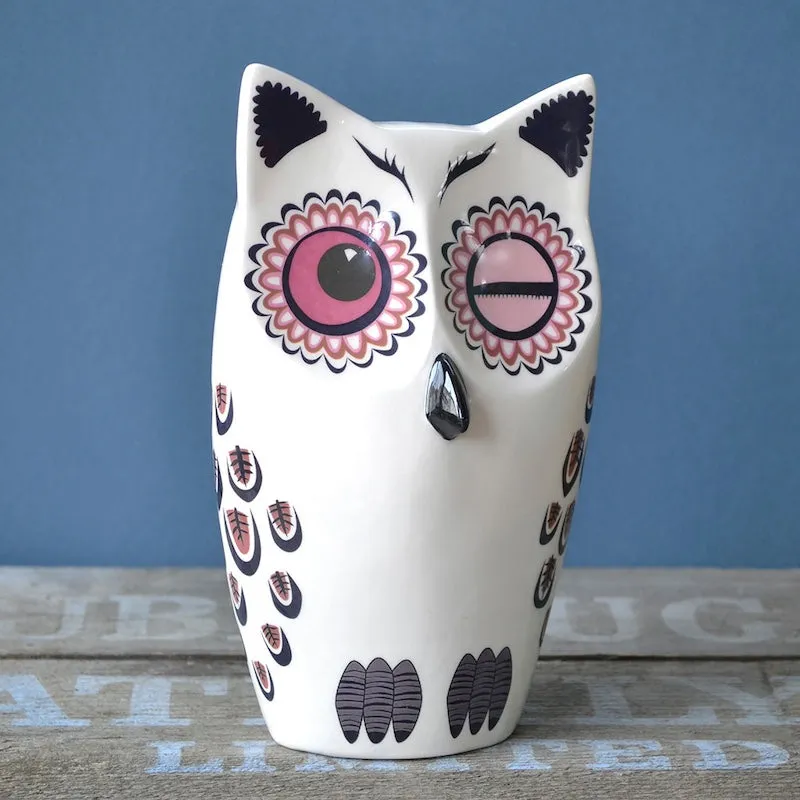 Handmade Ceramic Large Owl Ornament