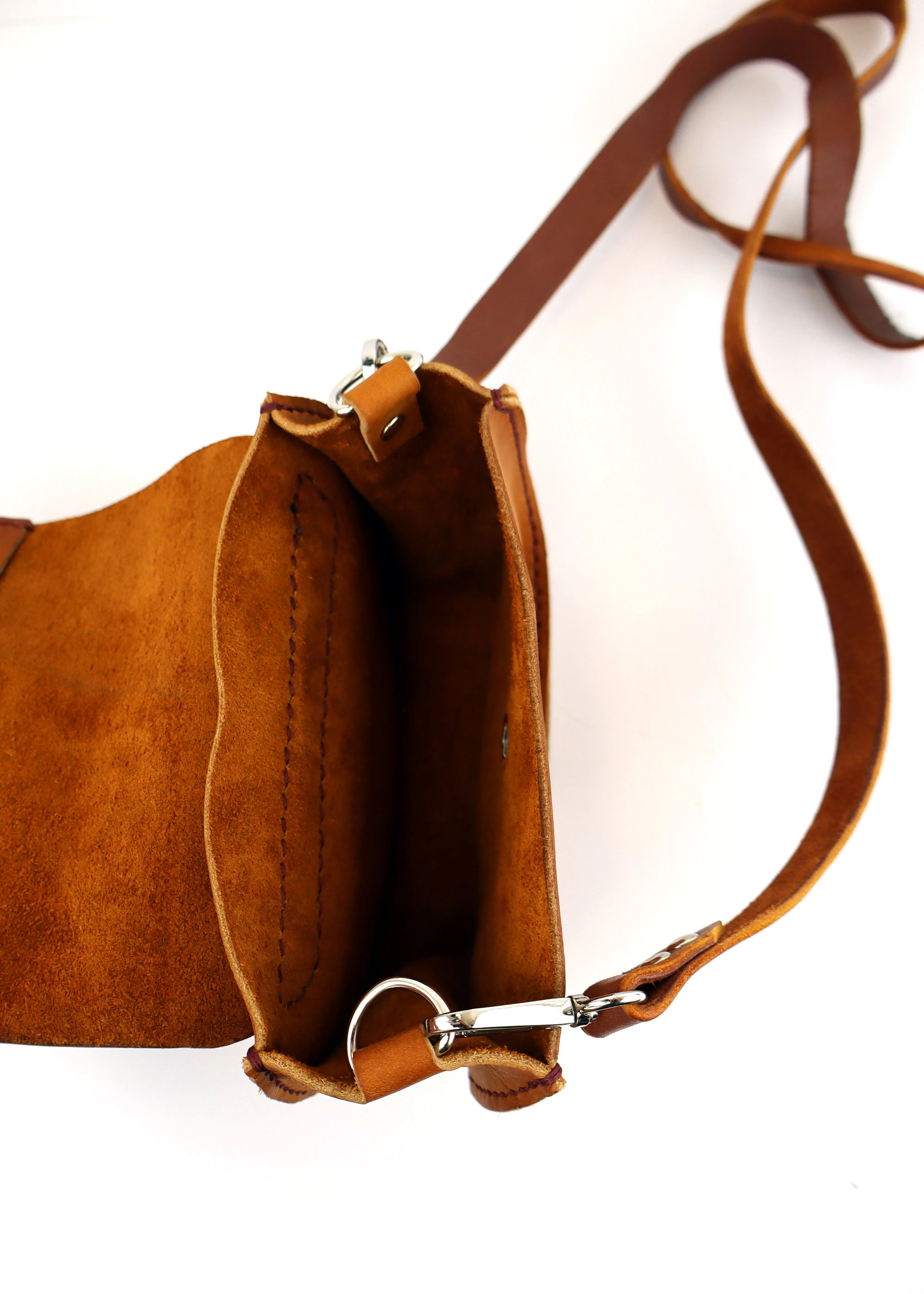 Hank's Stitch Work's Leather Cross Body Purses