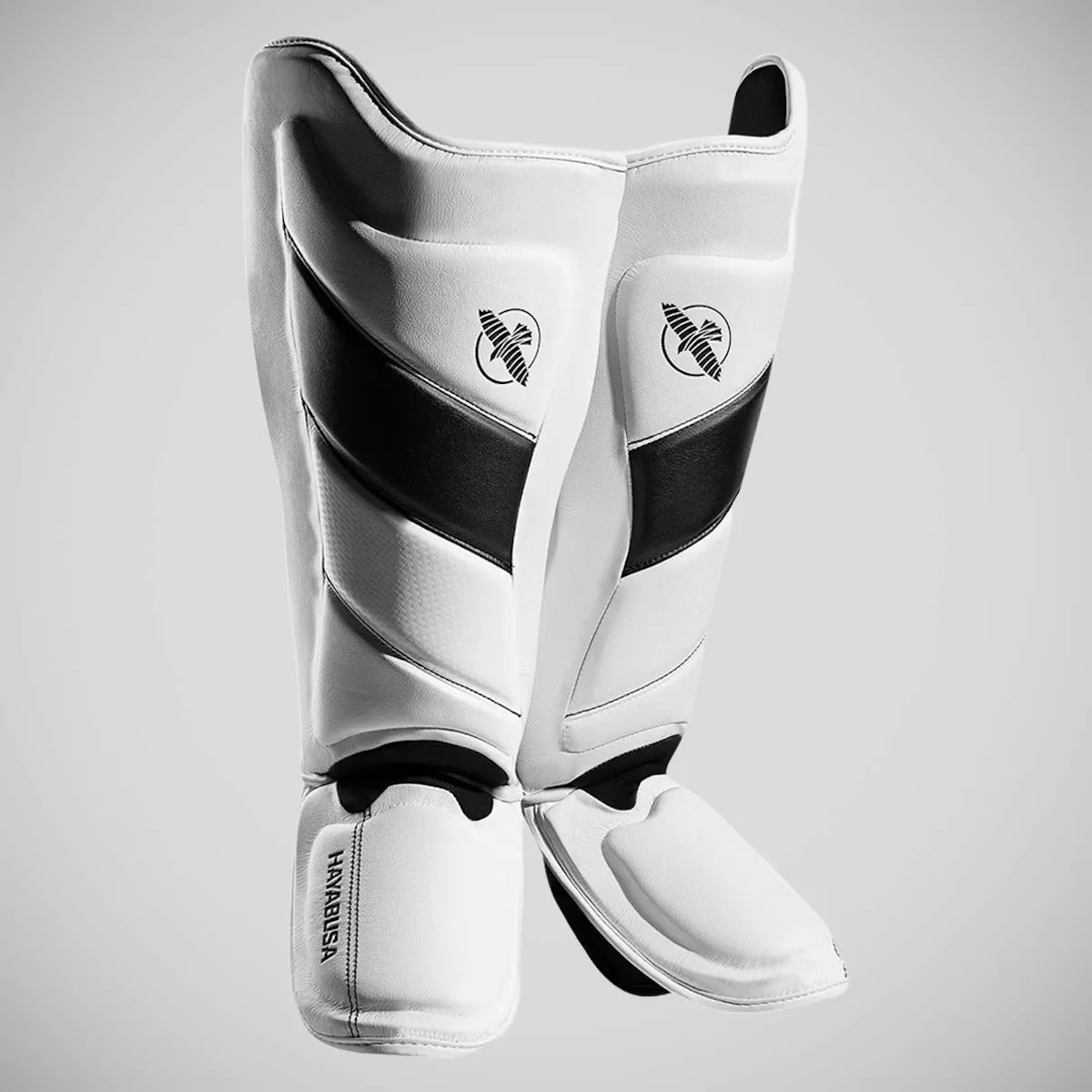 Hayabusa T3 Striking Shin Guards White/Black