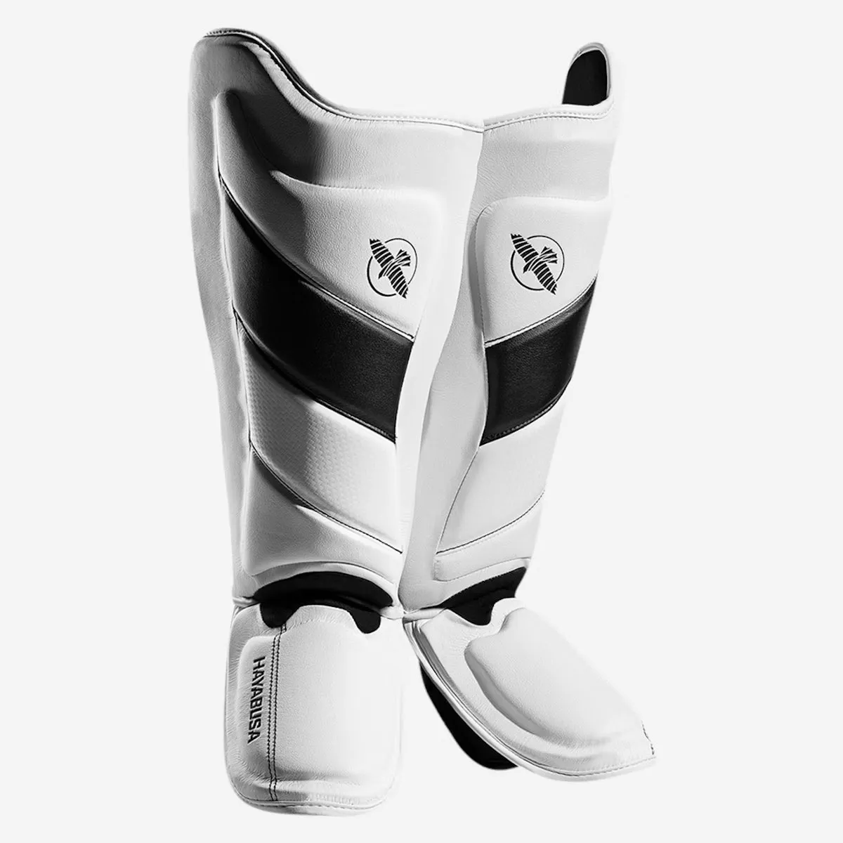 Hayabusa T3 Striking Shin Guards White/Black