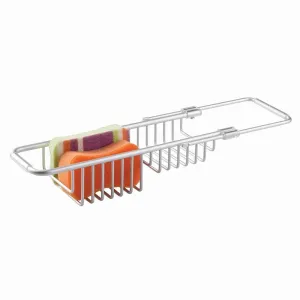 iDesign Rust Proof Aluminium Expandable Over Sink Caddy