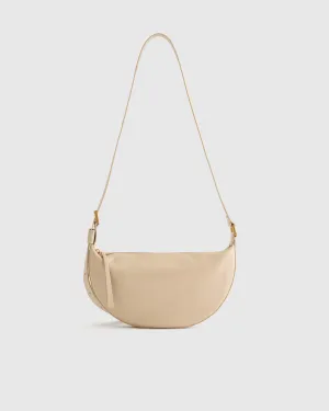 Italian Leather Slouchy Sling Crossbody