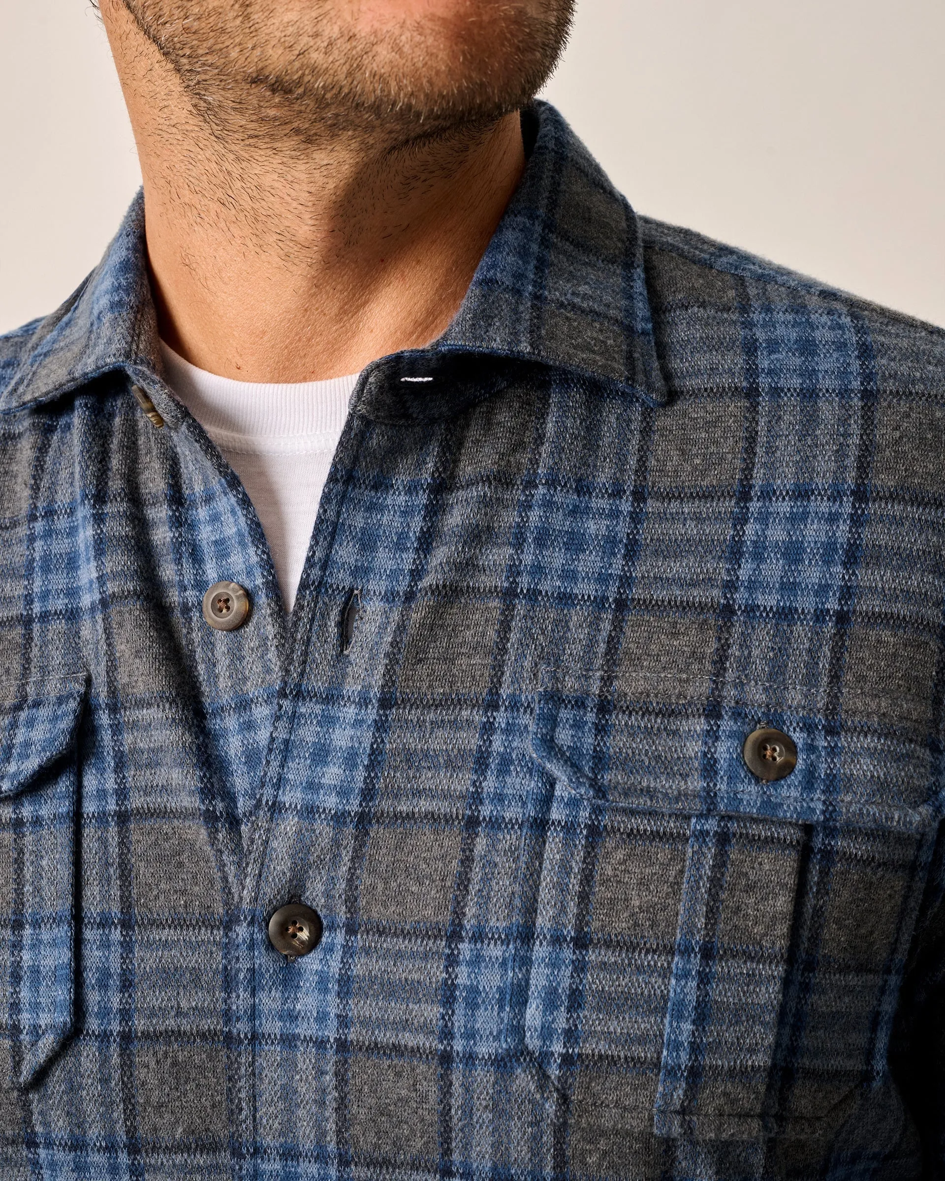 Johnnie-O Waites Stretch Flannel Lodge Shirt