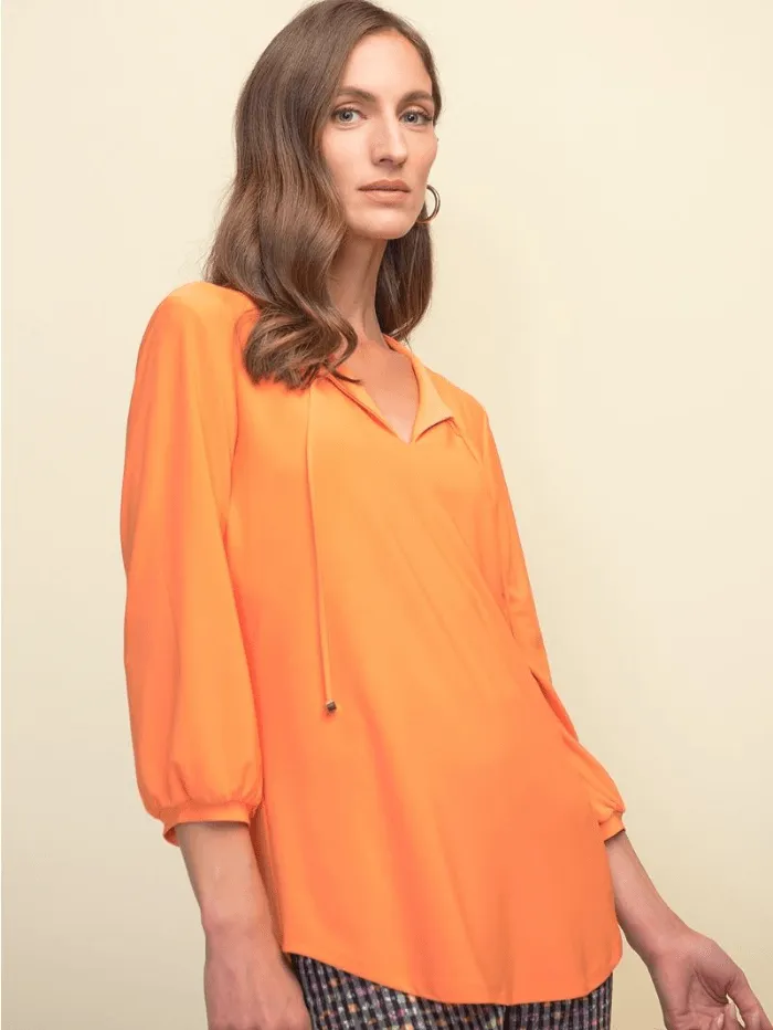 Joseph Ribkoff S Tangerine Top 211191 3775 (A)